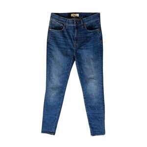 Madewell  9” Mid-Rise Skinny Jeans Women's Size 29 Medium Wash 27" Inseam AF683